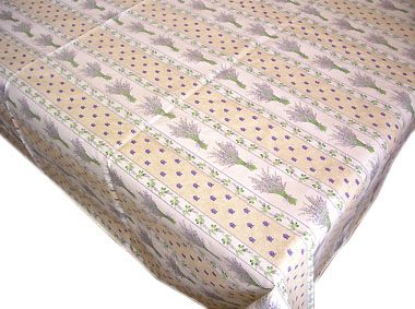 French coated tablecloth (Lavender 2009. raw)